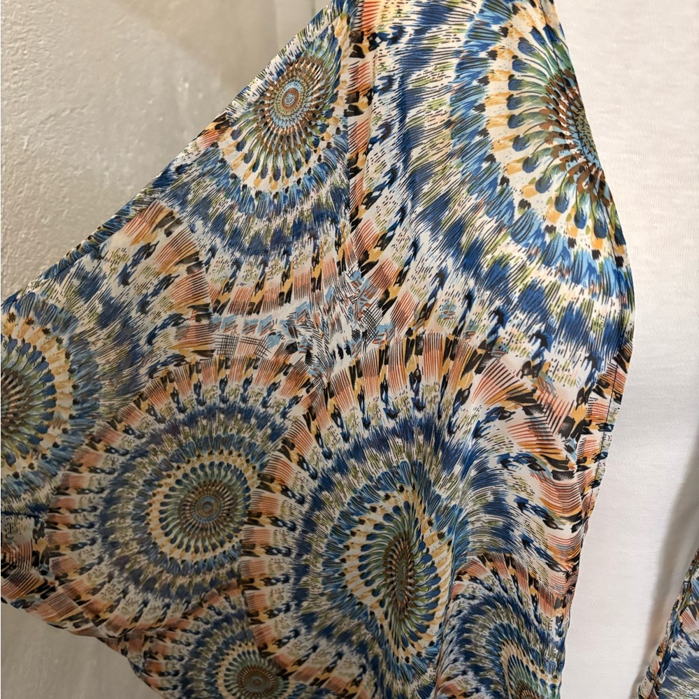 Umgee Multicolor Women's Boho Kimono Size XL/1XL - Picture 3 of 5